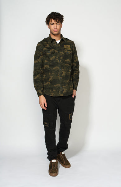 Multipocket jersey trousers