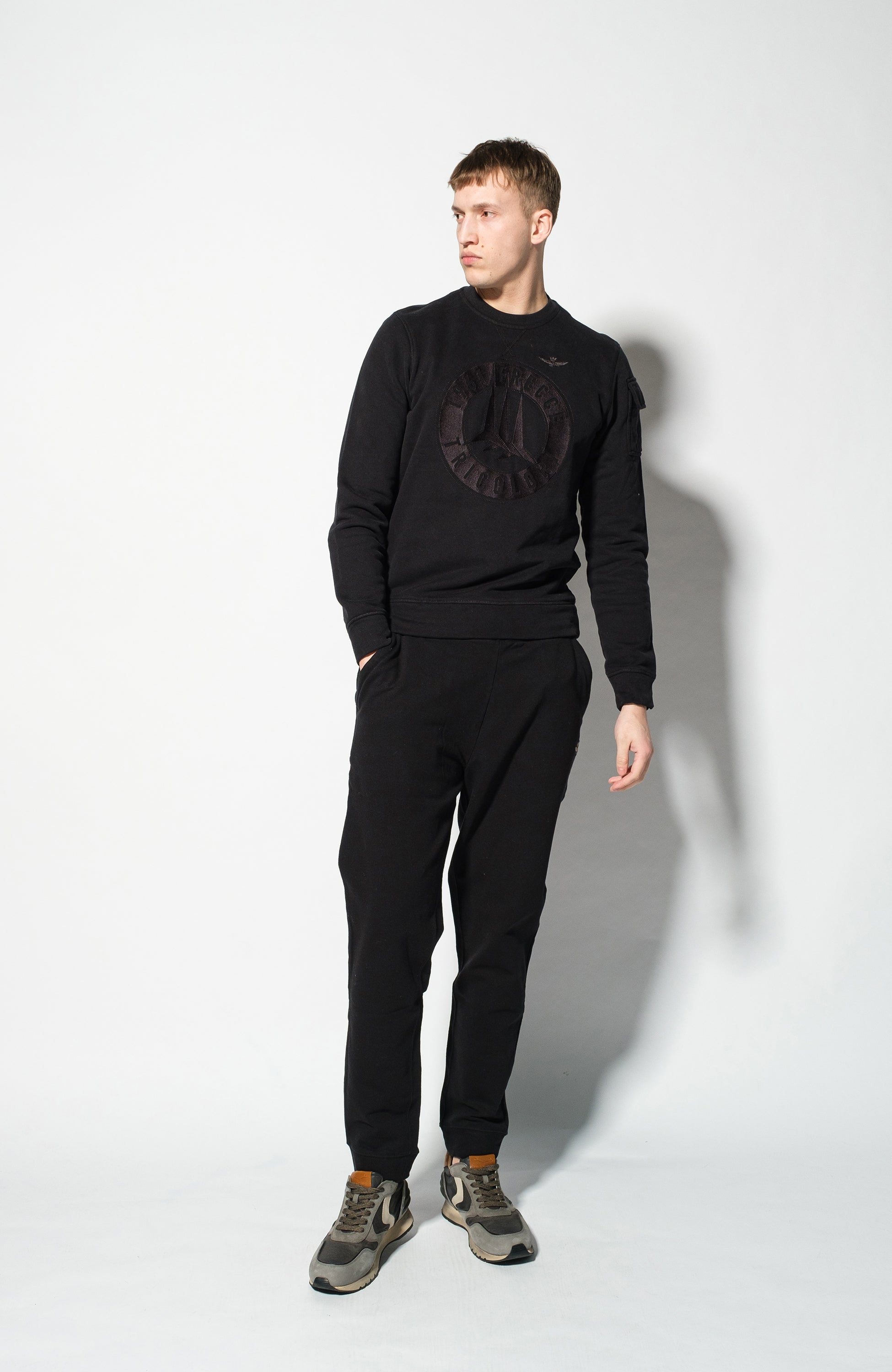 Sweatshirt with embroidery AERONAUTICA MILITARE for men